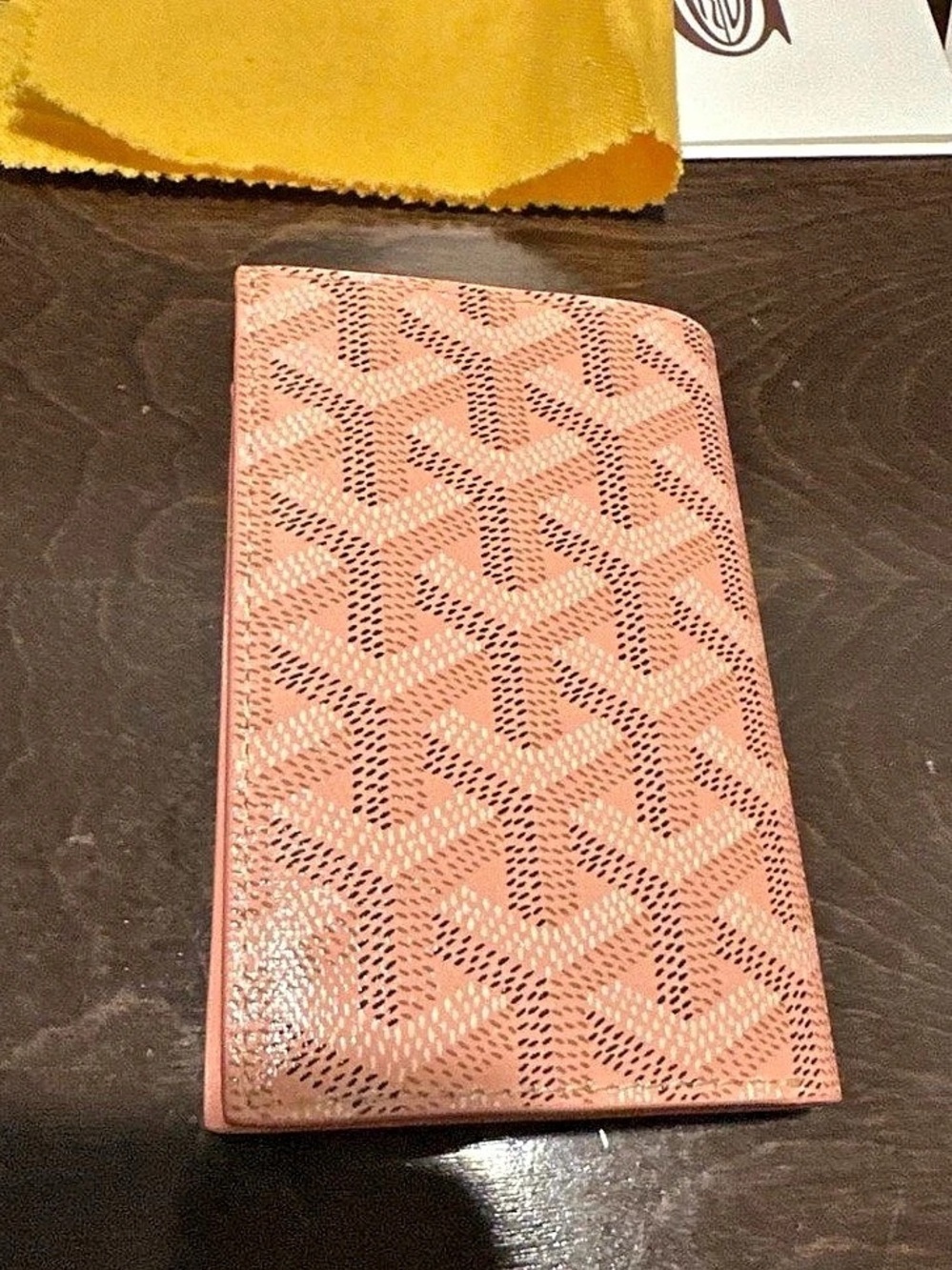 Goyard Saint Sulpice Card Holder Pink Geometric Wallet